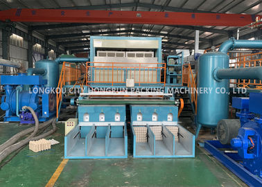 Full Automatic Pulp Egg Tray Production Line / Egg Box Molding Machine